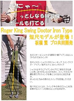 Amazon | スイング練習機 ロジャーキング スイングドクター 短尺